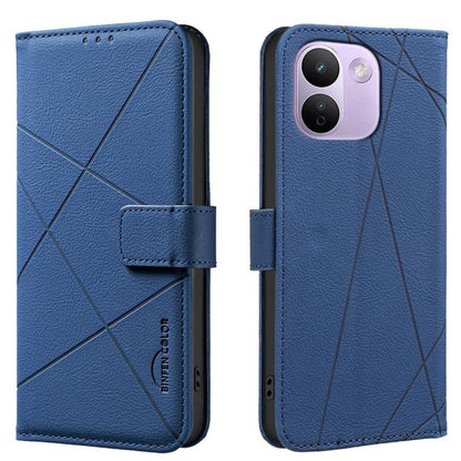 Geometric Pattern RFID Leather Phone Case, For Redmi Note 17 4G Global 169.7mm, For Redmi 15C 5G/4G Global 171/Poco C85 4G, For Redmi Note 17 Pro+ 5G Global 163.4mm, For Redmi Note 17 Pro 5G Global 163.5mm, For Redmi K90 Pro Max/K100 Pro Max 5G        ...