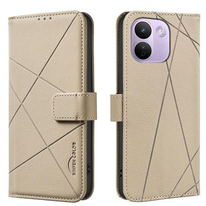 Geometric Pattern RFID Leather Phone Case, For Redmi Note 17 4G Global 169.7mm, For Redmi 15C 5G/4G Global 171/Poco C85 4G, For Redmi Note 17 Pro+ 5G Global 163.4mm, For Redmi Note 17 Pro 5G Global 163.5mm, For Redmi K90 Pro Max/K100 Pro Max 5G        ...