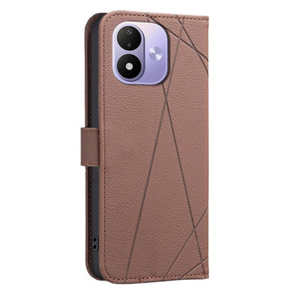Geometric Pattern RFID Leather Phone Case, For Redmi Note 17 4G Global 169.7mm, For Redmi 15C 5G/4G Global 171/Poco C85 4G, For Redmi Note 17 Pro+ 5G Global 163.4mm, For Redmi Note 17 Pro 5G Global 163.5mm, For Redmi K90 Pro Max/K100 Pro Max 5G        ...