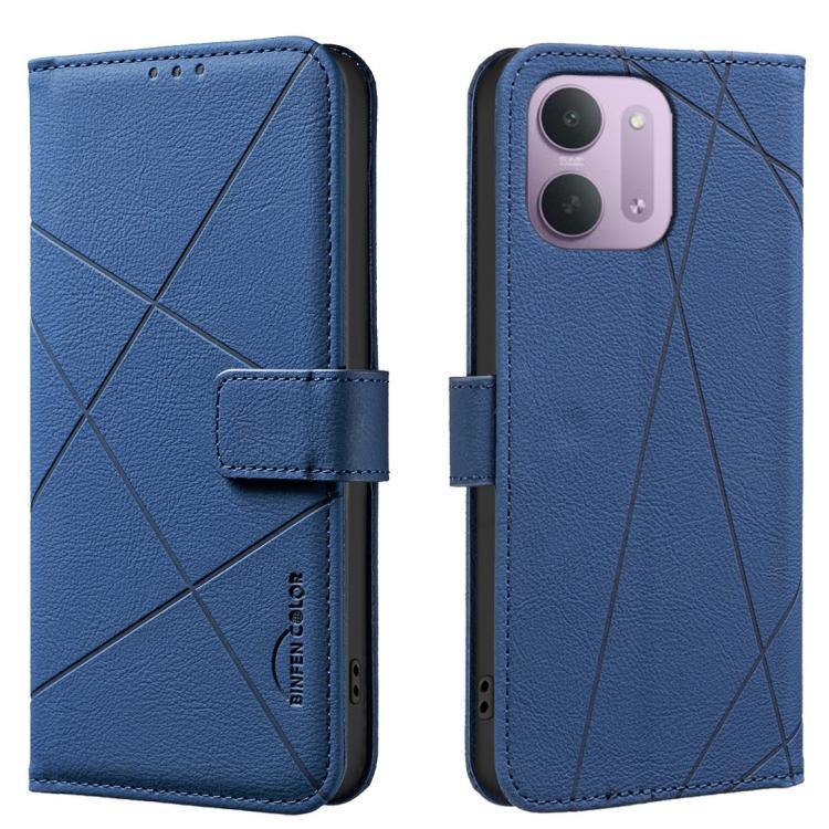 Geometric Pattern RFID Leather Phone Case, For Redmi Note 17 4G Global 169.7mm, For Redmi 15C 5G/4G Global 171/Poco C85 4G, For Redmi Note 17 Pro+ 5G Global 163.4mm, For Redmi Note 17 Pro 5G Global 163.5mm, For Redmi K90 Pro Max/K100 Pro Max 5G        ...