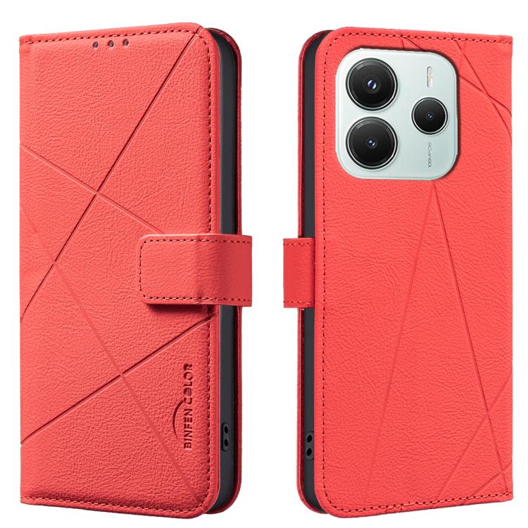 Geometric Pattern RFID Leather Phone Case, For Xiaomi 17T Pro 5G, For Xiaomi 17T 5G, For Xiaomi Poco M7 4G 169mm, For Xiaomi 15T Pro 5G, For Xiaomi 15T 5G, For Xiaomi Poco F7 5G Global, For Xiaomi Poco X7 Pro, For Xiaomi Poco C75                       ...