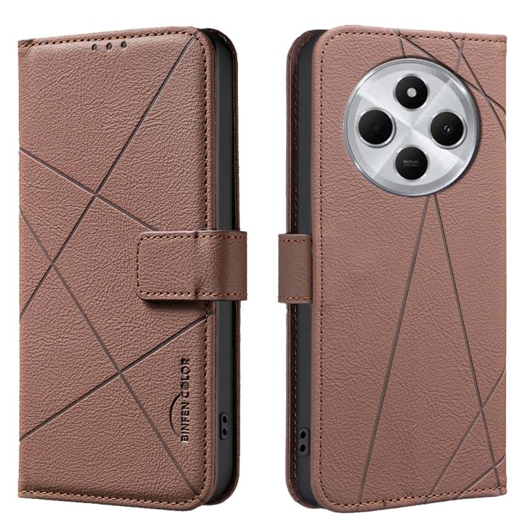 Geometric Pattern RFID Leather Phone Case, For Xiaomi 17T Pro 5G, For Xiaomi 17T 5G, For Xiaomi Poco M7 4G 169mm, For Xiaomi 15T Pro 5G, For Xiaomi 15T 5G, For Xiaomi Poco F7 5G Global, For Xiaomi Poco X7 Pro, For Xiaomi Poco C75                       ...
