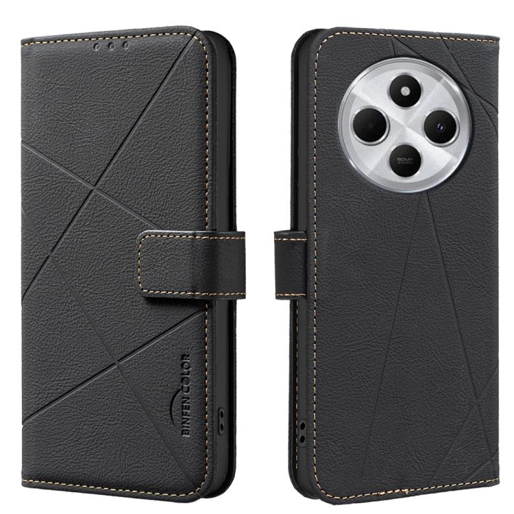 Geometric Pattern RFID Leather Phone Case, For Xiaomi 17T Pro 5G, For Xiaomi 17T 5G, For Xiaomi Poco M7 4G 169mm, For Xiaomi 15T Pro 5G, For Xiaomi 15T 5G, For Xiaomi Poco F7 5G Global, For Xiaomi Poco X7 Pro, For Xiaomi Poco C75                       ...