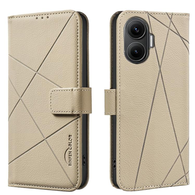 Geometric Pattern RFID Leather Phone Case, For Xiaomi 17T Pro 5G, For Xiaomi 17T 5G, For Xiaomi Poco M7 4G 169mm, For Xiaomi 15T Pro 5G, For Xiaomi 15T 5G, For Xiaomi Poco F7 5G Global, For Xiaomi Poco X7 Pro, For Xiaomi Poco C75                       ...