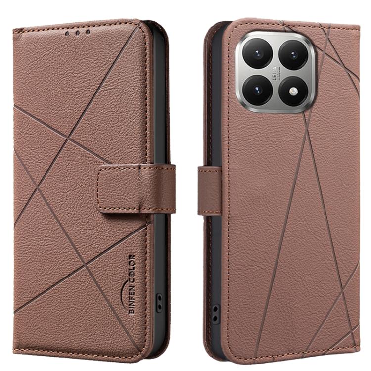 Geometric Pattern RFID Leather Phone Case, For Xiaomi 17T Pro 5G, For Xiaomi 17T 5G, For Xiaomi Poco M7 4G 169mm, For Xiaomi 15T Pro 5G, For Xiaomi 15T 5G, For Xiaomi Poco F7 5G Global, For Xiaomi Poco X7 Pro, For Xiaomi Poco C75                       ...