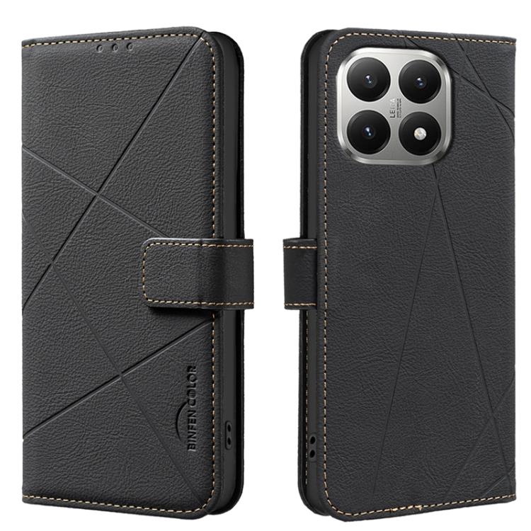 Geometric Pattern RFID Leather Phone Case, For Xiaomi 17T Pro 5G, For Xiaomi 17T 5G, For Xiaomi Poco M7 4G 169mm, For Xiaomi 15T Pro 5G, For Xiaomi 15T 5G, For Xiaomi Poco F7 5G Global, For Xiaomi Poco X7 Pro, For Xiaomi Poco C75                       ...