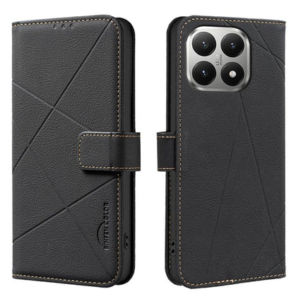 Geometric Pattern RFID Leather Phone Case, For Xiaomi 17T Pro 5G, For Xiaomi 17T 5G, For Xiaomi Poco M7 4G 169mm, For Xiaomi 15T Pro 5G, For Xiaomi 15T 5G, For Xiaomi Poco F7 5G Global, For Xiaomi Poco X7 Pro, For Xiaomi Poco C75                       ...