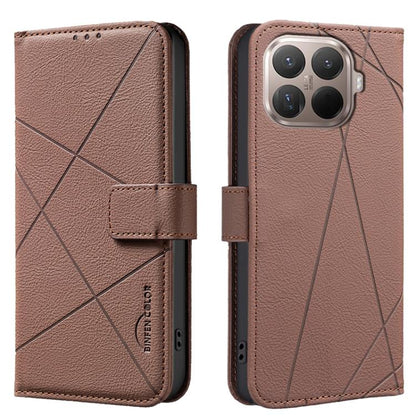 Geometric Pattern RFID Leather Phone Case, For Xiaomi 17T Pro 5G, For Xiaomi 17T 5G, For Xiaomi Poco M7 4G 169mm, For Xiaomi 15T Pro 5G, For Xiaomi 15T 5G, For Xiaomi Poco F7 5G Global, For Xiaomi Poco X7 Pro, For Xiaomi Poco C75                       ...