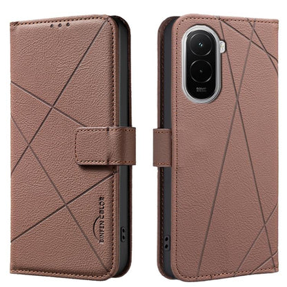 Geometric Pattern RFID Leather Phone Case, For Xiaomi 17T Pro 5G, For Xiaomi 17T 5G, For Xiaomi Poco M7 4G 169mm, For Xiaomi 15T Pro 5G, For Xiaomi 15T 5G, For Xiaomi Poco F7 5G Global, For Xiaomi Poco X7 Pro, For Xiaomi Poco C75                       ...