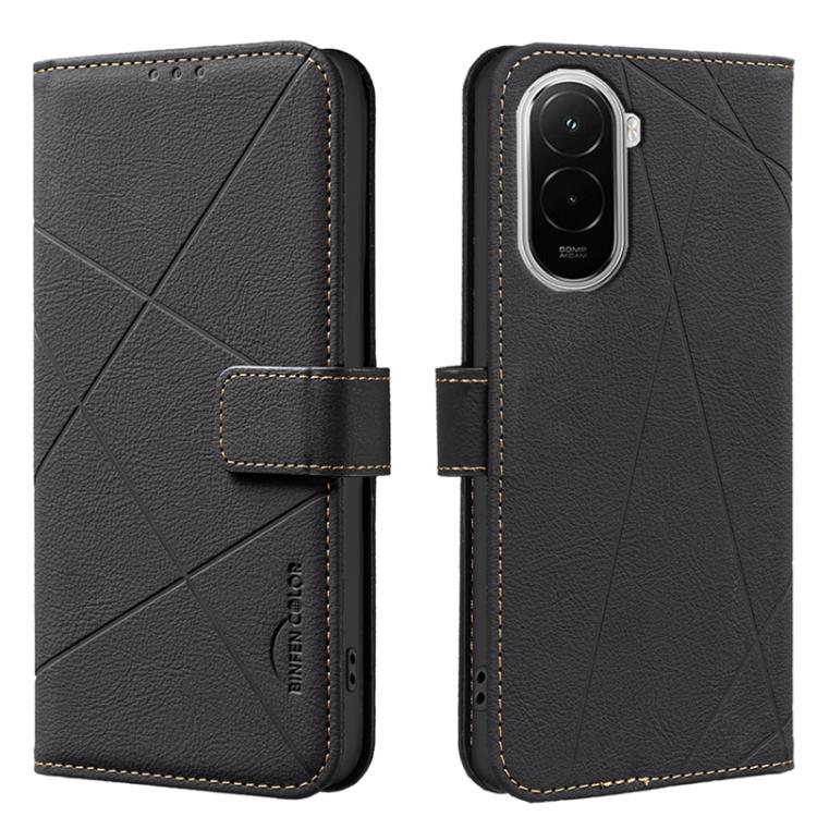 Geometric Pattern RFID Leather Phone Case, For Xiaomi 17T Pro 5G, For Xiaomi 17T 5G, For Xiaomi Poco M7 4G 169mm, For Xiaomi 15T Pro 5G, For Xiaomi 15T 5G, For Xiaomi Poco F7 5G Global, For Xiaomi Poco X7 Pro, For Xiaomi Poco C75                       ...
