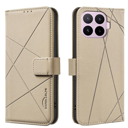 Geometric Pattern RFID Leather Phone Case, For Xiaomi 17T Pro 5G, For Xiaomi 17T 5G, For Xiaomi Poco M7 4G 169mm, For Xiaomi 15T Pro 5G, For Xiaomi 15T 5G, For Xiaomi Poco F7 5G Global, For Xiaomi Poco X7 Pro, For Xiaomi Poco C75                       ...