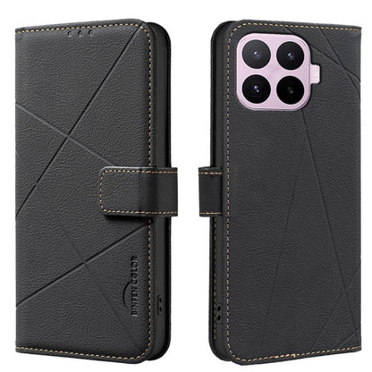 Geometric Pattern RFID Leather Phone Case, For Xiaomi 17T Pro 5G, For Xiaomi 17T 5G, For Xiaomi Poco M7 4G 169mm, For Xiaomi 15T Pro 5G, For Xiaomi 15T 5G, For Xiaomi Poco F7 5G Global, For Xiaomi Poco X7 Pro, For Xiaomi Poco C75                       ...