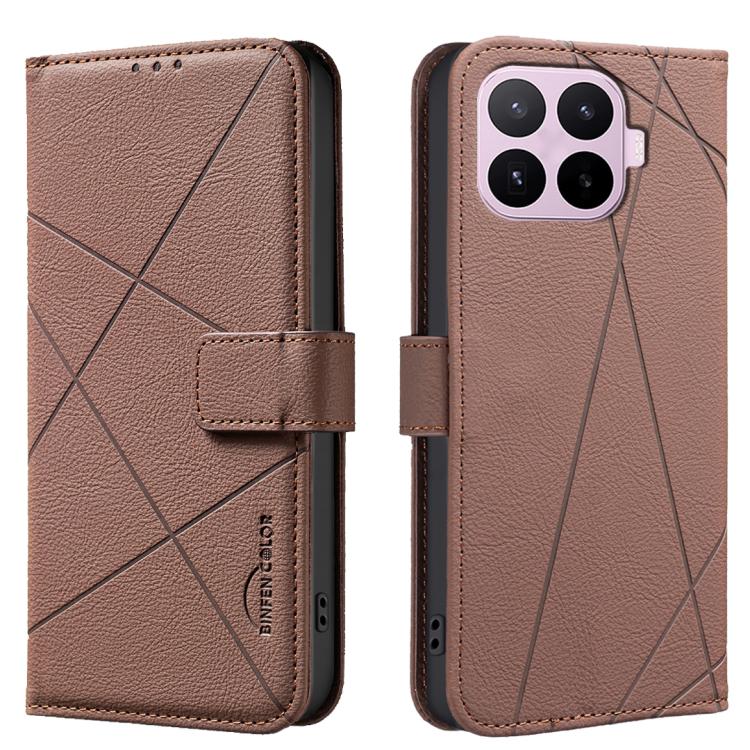 Geometric Pattern RFID Leather Phone Case, For Xiaomi 17T Pro 5G, For Xiaomi 17T 5G, For Xiaomi Poco M7 4G 169mm, For Xiaomi 15T Pro 5G, For Xiaomi 15T 5G, For Xiaomi Poco F7 5G Global, For Xiaomi Poco X7 Pro, For Xiaomi Poco C75                       ...