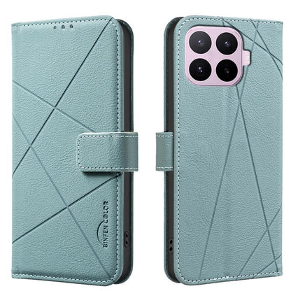 Geometric Pattern RFID Leather Phone Case, For Xiaomi 17T Pro 5G, For Xiaomi 17T 5G, For Xiaomi Poco M7 4G 169mm, For Xiaomi 15T Pro 5G, For Xiaomi 15T 5G, For Xiaomi Poco F7 5G Global, For Xiaomi Poco X7 Pro, For Xiaomi Poco C75                       ...
