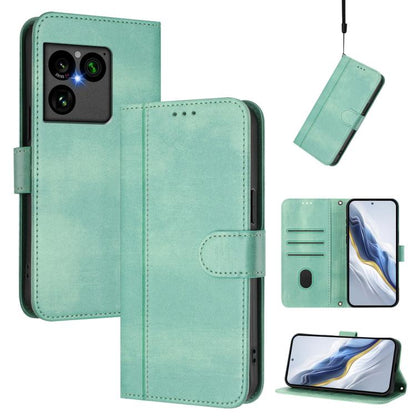 Line Splicing Buckle Retro Leather Phone Case, For Sony Xperia 1 VIII, For Sony Xperia 10 VII, For Sony Xperia 10 VI 2024, For Sony Xperia 1 VI 2024, For Sony Xperia 5 VI, For Sony Xperia 5 V, For Sony Xperia 1 V 2023, For Sony Xperia 10 V 2023        ...