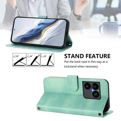 Line Splicing Buckle Retro Leather Phone Case, For Sony Xperia 1 VIII, For Sony Xperia 10 VII, For Sony Xperia 10 VI 2024, For Sony Xperia 1 VI 2024, For Sony Xperia 5 VI, For Sony Xperia 5 V, For Sony Xperia 1 V 2023, For Sony Xperia 10 V 2023        ...