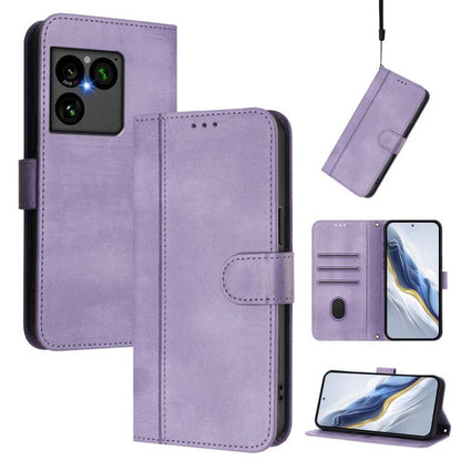 Line Splicing Buckle Retro Leather Phone Case, For Sony Xperia 1 VIII, For Sony Xperia 10 VII, For Sony Xperia 10 VI 2024, For Sony Xperia 1 VI 2024, For Sony Xperia 5 VI, For Sony Xperia 5 V, For Sony Xperia 1 V 2023, For Sony Xperia 10 V 2023        ...
