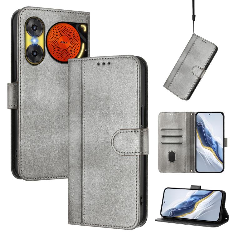 Line Splicing Buckle Retro Leather Phone Case, For ZTE nubia Neo 5 5G, For ZTE nubia Neo 5 GT 5G, For ZTE Optus X Value 5G, For ZTE Optus X Pro 2 5G, For ZTE nubia RedMagic 11 Air, For ZTE A75 Pro / Telstra T-Elite 5G, For ZTE Blade A76 4G             ...