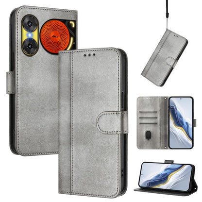 Line Splicing Buckle Retro Leather Phone Case, For ZTE nubia Neo 5 5G, For ZTE nubia Neo 5 GT 5G, For ZTE Optus X Value 5G, For ZTE Optus X Pro 2 5G, For ZTE nubia RedMagic 11 Air, For ZTE A75 Pro / Telstra T-Elite 5G, For ZTE Blade A76 4G             ...