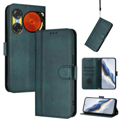 Line Splicing Buckle Retro Leather Phone Case, For ZTE nubia Neo 5 5G, For ZTE nubia Neo 5 GT 5G, For ZTE Optus X Value 5G, For ZTE Optus X Pro 2 5G, For ZTE nubia RedMagic 11 Air, For ZTE A75 Pro / Telstra T-Elite 5G, For ZTE Blade A76 4G             ...