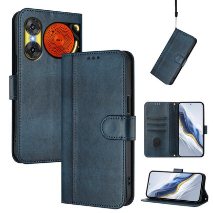 Line Splicing Buckle Retro Leather Phone Case, For ZTE nubia Neo 5 5G, For ZTE nubia Neo 5 GT 5G, For ZTE Optus X Value 5G, For ZTE Optus X Pro 2 5G, For ZTE nubia RedMagic 11 Air, For ZTE A75 Pro / Telstra T-Elite 5G, For ZTE Blade A76 4G             ...