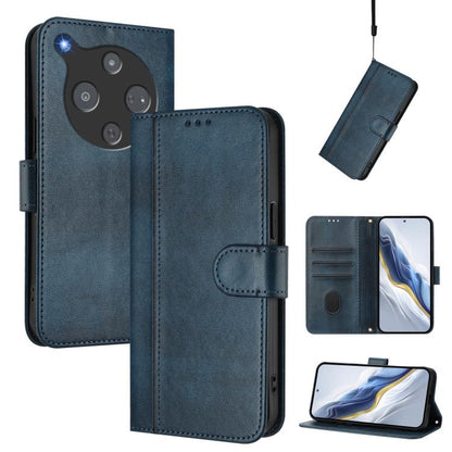 Line Splicing Buckle Retro Leather Phone Case, For ZTE nubia Neo 5 5G, For ZTE nubia Neo 5 GT 5G, For ZTE Optus X Value 5G, For ZTE Optus X Pro 2 5G, For ZTE nubia RedMagic 11 Air, For ZTE A75 Pro / Telstra T-Elite 5G, For ZTE Blade A76 4G             ...
