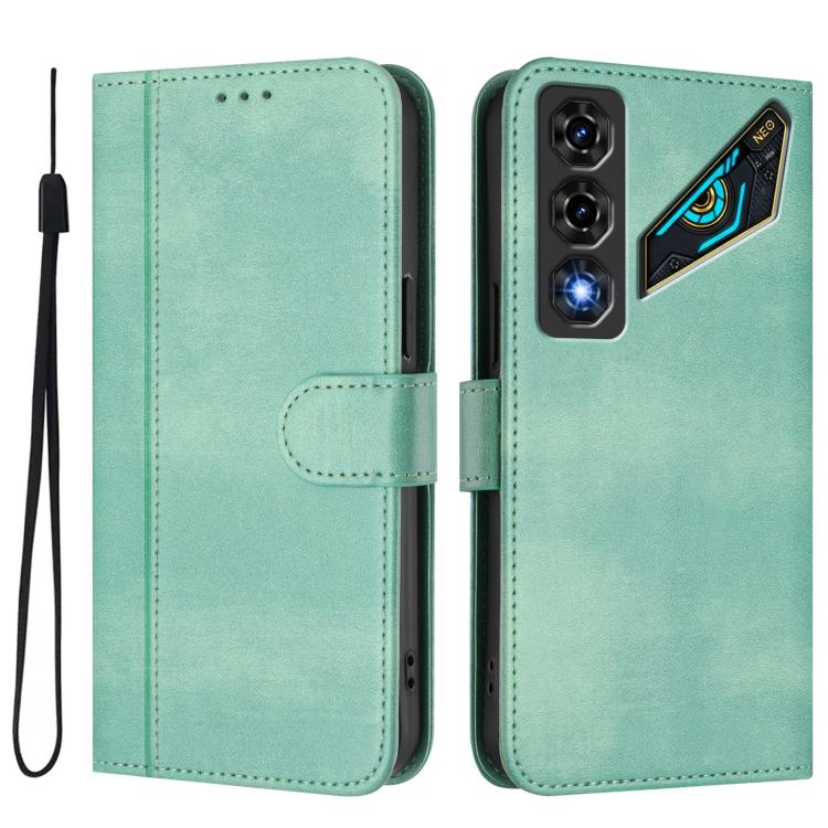 Line Splicing Buckle Retro Leather Phone Case, For ZTE nubia Neo 5 5G, For ZTE nubia Neo 5 GT 5G, For ZTE Optus X Value 5G, For ZTE Optus X Pro 2 5G, For ZTE nubia RedMagic 11 Air, For ZTE A75 Pro / Telstra T-Elite 5G, For ZTE Blade A76 4G             ...
