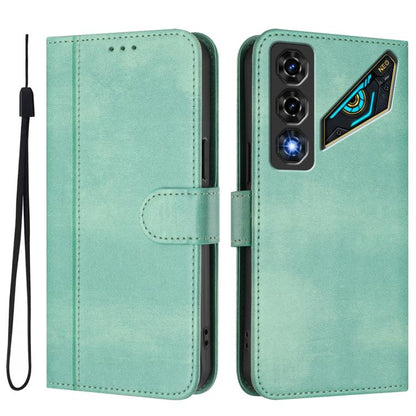 Line Splicing Buckle Retro Leather Phone Case, For ZTE nubia Neo 5 5G, For ZTE nubia Neo 5 GT 5G, For ZTE Optus X Value 5G, For ZTE Optus X Pro 2 5G, For ZTE nubia RedMagic 11 Air, For ZTE A75 Pro / Telstra T-Elite 5G, For ZTE Blade A76 4G             ...