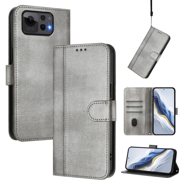 Line Splicing Buckle Retro Leather Phone Case, For ASUS Zenfone 12 Ultra, For ASUS ROG Phone 9 / 9 Pro, For ASUS Zenfone 11 Ultra, For ASUS ROG Phone 8 / 8 Pro