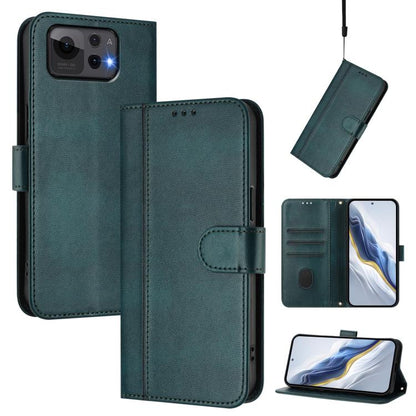 Line Splicing Buckle Retro Leather Phone Case, For ASUS Zenfone 12 Ultra, For ASUS ROG Phone 9 / 9 Pro, For ASUS Zenfone 11 Ultra, For ASUS ROG Phone 8 / 8 Pro