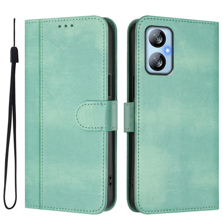 Line Splicing Buckle Retro Leather Phone Case, For Blackview A52 / A52 Pro, For Blackview A53