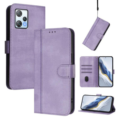 Line Splicing Buckle Retro Leather Phone Case, For Blackview A52 / A52 Pro, For Blackview A53