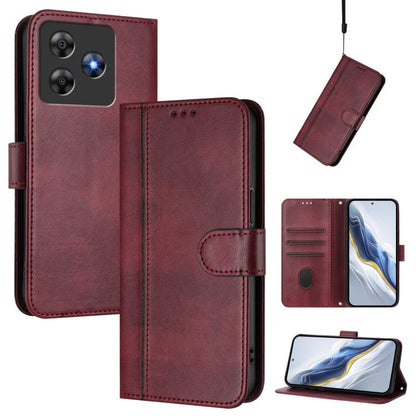 Line Splicing Buckle Retro Leather Phone Case, For Blackview Wave 7C, For Blackview Wave 10, For Blackview Shark 6, For Blackview Oscal Tiger 13, For Blackview Wave 8 / 8C / Oscal Flat 2, For Blackview Shark 9 5G, For Blackview Oscal Flat 2 / 2C       ...