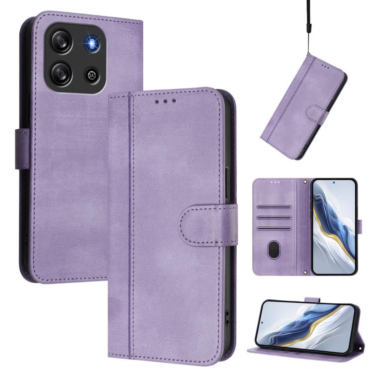 Line Splicing Buckle Retro Leather Phone Case, For Blackview Wave 7C, For Blackview Wave 10, For Blackview Shark 6, For Blackview Oscal Tiger 13, For Blackview Wave 8 / 8C / Oscal Flat 2, For Blackview Shark 9 5G, For Blackview Oscal Flat 2 / 2C       ...