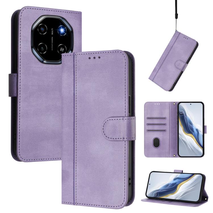 Line Splicing Buckle Retro Leather Phone Case, For Blackview Wave 7C, For Blackview Wave 10, For Blackview Shark 6, For Blackview Oscal Tiger 13, For Blackview Wave 8 / 8C / Oscal Flat 2, For Blackview Shark 9 5G, For Blackview Oscal Flat 2 / 2C       ...