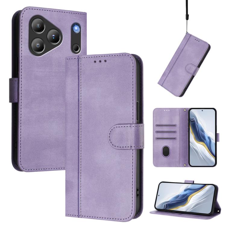 Line Splicing Buckle Retro Leather Phone Case, For Blackview Wave 7C, For Blackview Wave 10, For Blackview Shark 6, For Blackview Oscal Tiger 13, For Blackview Wave 8 / 8C / Oscal Flat 2, For Blackview Shark 9 5G, For Blackview Oscal Flat 2 / 2C       ...