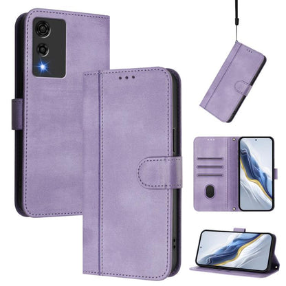 Line Splicing Buckle Retro Leather Phone Case, For Cubot A40, For Cubot P90, For Cubot A30, For Cubot A20, For Cubot Max 5, For Cubot A10, For Cubot Note 40, For Cubot P50