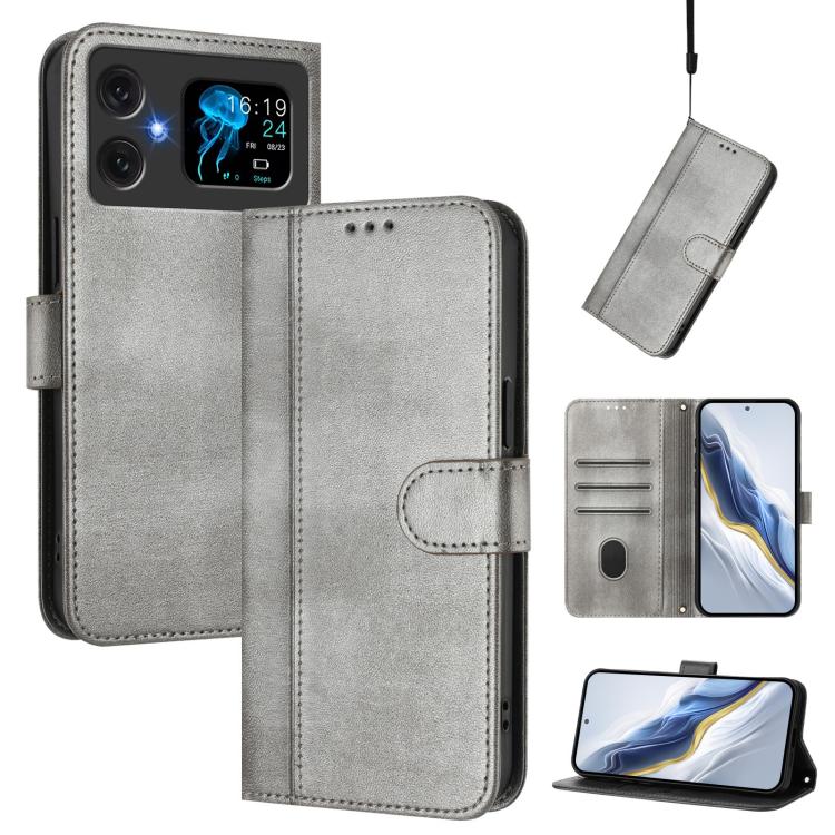 Line Splicing Buckle Retro Leather Phone Case, For Cubot A40, For Cubot P90, For Cubot A30, For Cubot A20, For Cubot Max 5, For Cubot A10, For Cubot Note 40, For Cubot P50