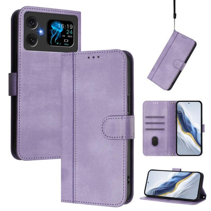Line Splicing Buckle Retro Leather Phone Case, For Cubot A40, For Cubot P90, For Cubot A30, For Cubot A20, For Cubot Max 5, For Cubot A10, For Cubot Note 40, For Cubot P50