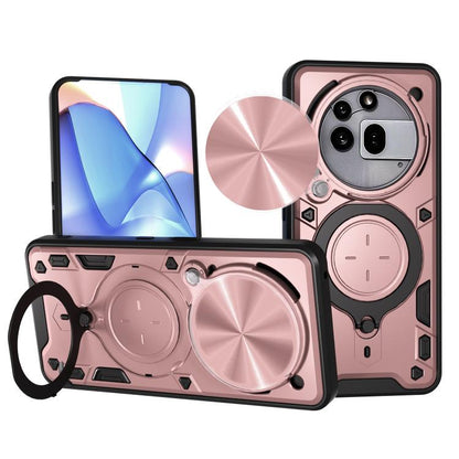CD Texture Sliding Camshield Magnetic Holder Phone Case, For Nothing Phone 4b, For Nothing Phone 4a Pro, For Nothing Phone 4a, For Nothing CMF Phone 2 Pro, For Nothing Phone 3a, For Nothing Phone 3a Pro
