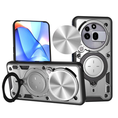 CD Texture Sliding Camshield Magnetic Holder Phone Case, For Nothing Phone 4b, For Nothing Phone 4a Pro, For Nothing Phone 4a, For Nothing CMF Phone 2 Pro, For Nothing Phone 3a, For Nothing Phone 3a Pro