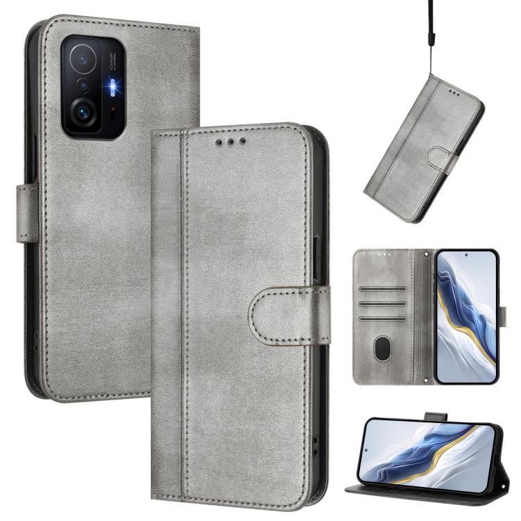 Line Splicing Buckle Retro Leather Phone Case, For Xiaomi 12 Lite, For Xiaomi Poco C40 / Redmi 10C, For Xiaomi Civi 1S, For Xiaomi Poco M4 Pro 4G, For Xiaomi Poco X4 Pro 5G, For Xiaomi 11T / 11T Pro, For Xiaomi Poco X3 GT                               ...