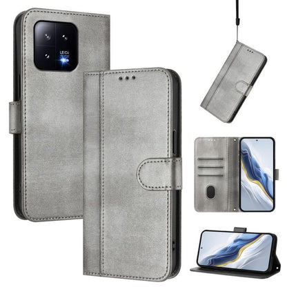 Line Splicing Buckle Retro Leather Phone Case, For Xiaomi 14 5G, For Xiaomi 13T Pro 5G / 13T 5G, For Xiaomi 13 Ultra, For Xiaomi Civi 3 5G, For Xiaomi 13 Lite 5G / Civi 2, For Xiaomi 13 Pro 5G, For Xiaomi 13, For Xiaomi 12T / 12T Pro / Redmi K50 Ultra ...