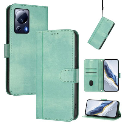 Line Splicing Buckle Retro Leather Phone Case, For Xiaomi 14 5G, For Xiaomi 13T Pro 5G / 13T 5G, For Xiaomi 13 Ultra, For Xiaomi Civi 3 5G, For Xiaomi 13 Lite 5G / Civi 2, For Xiaomi 13 Pro 5G, For Xiaomi 13, For Xiaomi 12T / 12T Pro / Redmi K50 Ultra ...