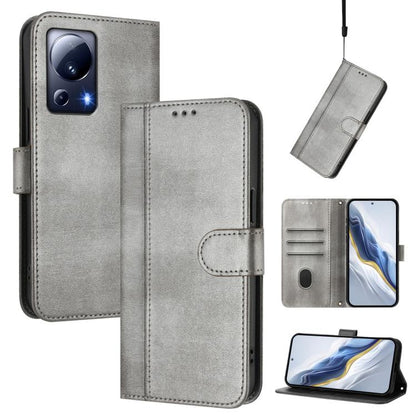 Line Splicing Buckle Retro Leather Phone Case, For Xiaomi 14 5G, For Xiaomi 13T Pro 5G / 13T 5G, For Xiaomi 13 Ultra, For Xiaomi Civi 3 5G, For Xiaomi 13 Lite 5G / Civi 2, For Xiaomi 13 Pro 5G, For Xiaomi 13, For Xiaomi 12T / 12T Pro / Redmi K50 Ultra ...