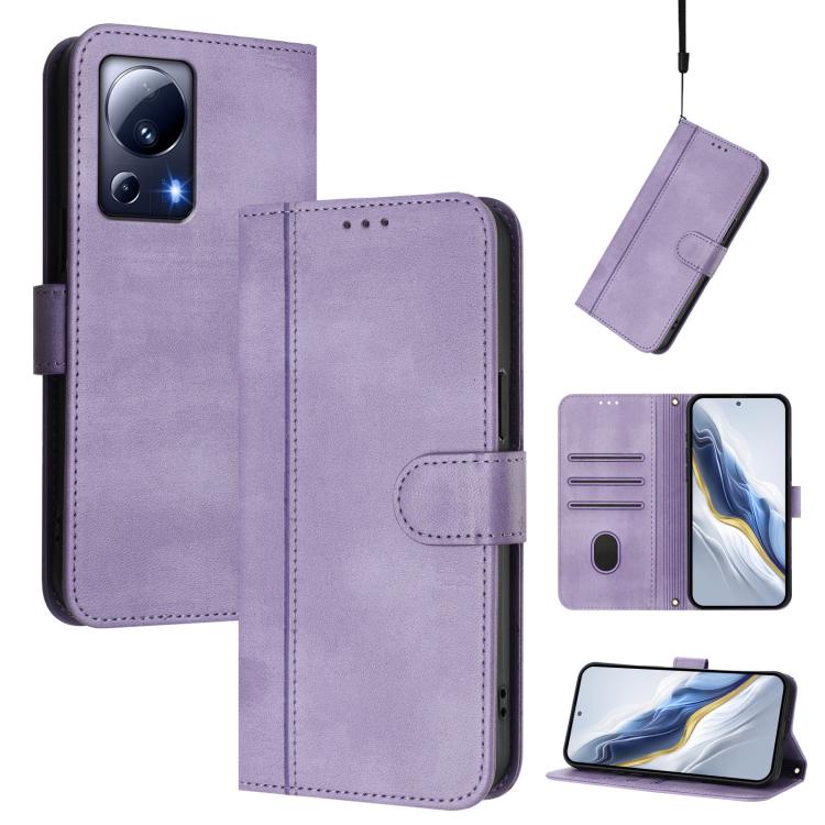 Line Splicing Buckle Retro Leather Phone Case, For Xiaomi 14 5G, For Xiaomi 13T Pro 5G / 13T 5G, For Xiaomi 13 Ultra, For Xiaomi Civi 3 5G, For Xiaomi 13 Lite 5G / Civi 2, For Xiaomi 13 Pro 5G, For Xiaomi 13, For Xiaomi 12T / 12T Pro / Redmi K50 Ultra ...