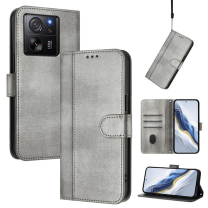Line Splicing Buckle Retro Leather Phone Case, For Xiaomi 14 5G, For Xiaomi 13T Pro 5G / 13T 5G, For Xiaomi 13 Ultra, For Xiaomi Civi 3 5G, For Xiaomi 13 Lite 5G / Civi 2, For Xiaomi 13 Pro 5G, For Xiaomi 13, For Xiaomi 12T / 12T Pro / Redmi K50 Ultra ...