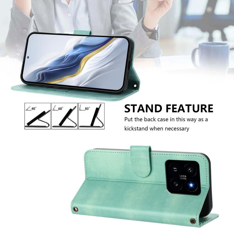 Line Splicing Buckle Retro Leather Phone Case, For Xiaomi 14 5G, For Xiaomi 13T Pro 5G / 13T 5G, For Xiaomi 13 Ultra, For Xiaomi Civi 3 5G, For Xiaomi 13 Lite 5G / Civi 2, For Xiaomi 13 Pro 5G, For Xiaomi 13, For Xiaomi 12T / 12T Pro / Redmi K50 Ultra ...
