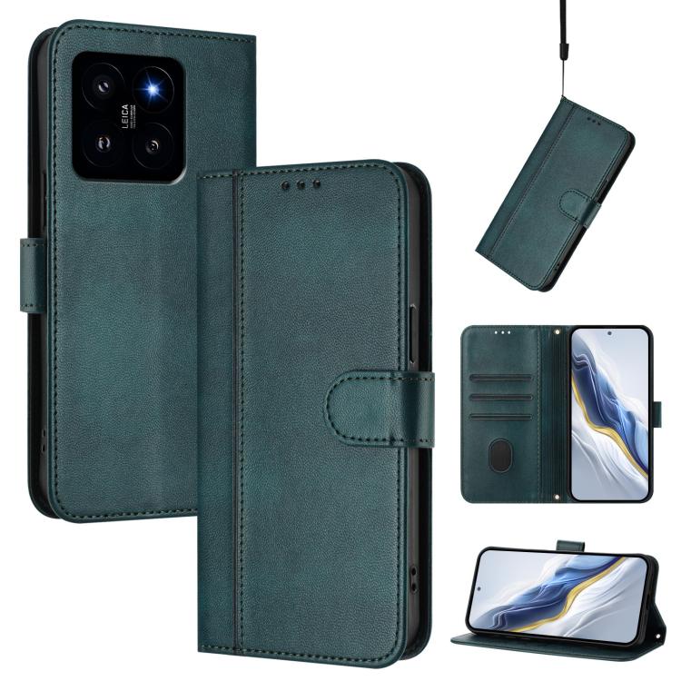 Line Splicing Buckle Retro Leather Phone Case, For Xiaomi 14 5G, For Xiaomi 13T Pro 5G / 13T 5G, For Xiaomi 13 Ultra, For Xiaomi Civi 3 5G, For Xiaomi 13 Lite 5G / Civi 2, For Xiaomi 13 Pro 5G, For Xiaomi 13, For Xiaomi 12T / 12T Pro / Redmi K50 Ultra ...
