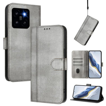 Line Splicing Buckle Retro Leather Phone Case, For Xiaomi Poco M7 Pro 5G / Redmi Note 14 5G, For Xiaomi 15 Pro, For Xiaomi 15, For Xiaomi 14T Pro 5G, For Xiaomi 14T 5G, For Xiaomi Poco F6 5G, For Xiaomi Poco F6 Pro 5G, For Xiaomi Poco X6 Neo 5G        ...